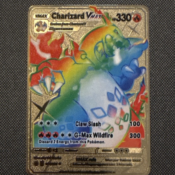 Pokemon Gold Metal Charizard Cards (3) - Picture 6 of 14